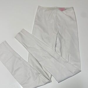 Commando white leather leggings